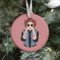 Joyce To The World Parody Ornament | LookHUMAN