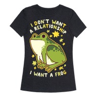 I Don't Want a Relationship I Want a Frog Pins | LookHUMAN