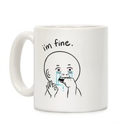 LookHUMAN Don't Talk to Me Until I've Eaten This Mug White 11 Ounce Ceramic Coffee Mug