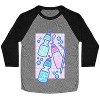 NSFW Pastel Penis Soda Bottles Long Sleeve T-Shirts