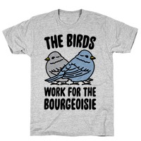 birds work for the bourgeoisie moletom com capuz