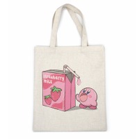 Strawberry Milk Kirby Parody Die Cut Sticker