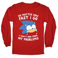 Sonic Can't Run From His Problems Coffee Mugs | LookHUMAN