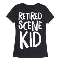 Threadless Former Scene Kid (BLACK) T-Shirt