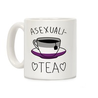 Cute Pride Pastel Melting Pride Design, Asexual flag Coffee Mug by