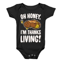 Oh Honey I'm Thanksliving Parody Die Cut Sticker | LookHUMAN