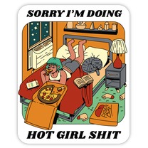 Doin' Hot Girl Shit vinyl decal sticker
