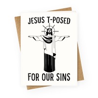 Jesus T-Posed For Our Sins Pullovers