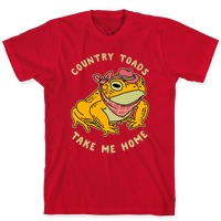 Country Toads Take Me Home Welcome Mat