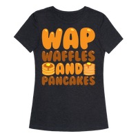 Waffles And Pancakes Wap Parody White Print Pullovers Lookhuman