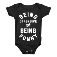 Being Offensive ≠ Being Funny T-Shirts