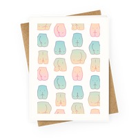 Kawaii Pastel Butt Pattern Pillows