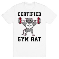 Certified Gym Rat Tank Tops | LookHUMAN