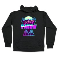 retro wave hoodie