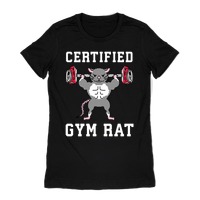 Certified Gym Rat Tank Tops | LookHUMAN