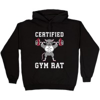 Gym Rat Club Gym Workout Empowering T-Shirts