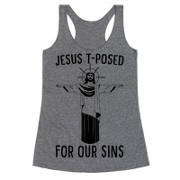 Jesus T-Posed For Our Sins Pullovers