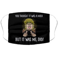 You Thought It Was A Mask But It Was Me Dio Accordion Face Mask Lookhuman