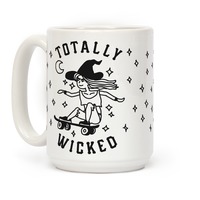 Totally Wicked Sk8r Witch Coffee Mugs Lookhuman