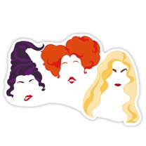 Sanderson Sisters Silhouettes Die Cut Sticker