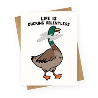 Life Is Ducking Relentless Duck Pins | LookHUMAN