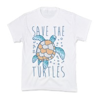 T-shirt Design - Save the Turtles Graphic by cithu09 · Creative