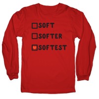 Soft Softer Softest Check list T-Shirts