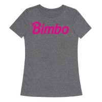 Bimbo Gray Mens/Unisex Tri-Blend T-Shirt - Size Medium