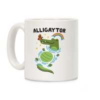 Butterfly Gator Coffee Mugs