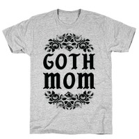 T-shirt Goth Mum Women's Black