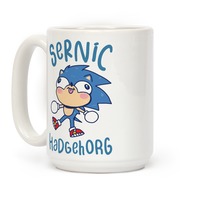 Derpy Sonic Sernic Hadgehorg Die Cut Sticker