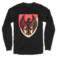 LookHUMAN Black Eagles Crest - Fire Emblem Black Crewneck Sweatshirt - Size Medium