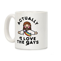 Ah, Men Gay Jesus Mug Coffee Mugs | LookHUMAN